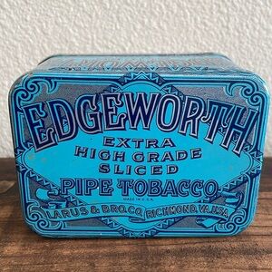 Edgeworth Pipe Tobacco Collectible Tin & Lid